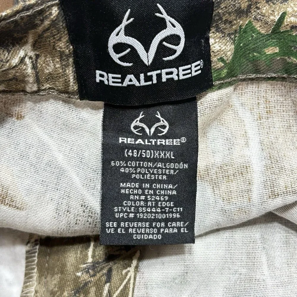 Realtree Edge Camo Men's Cargo Pants Hunting 3XL 48-50 Gorpcore
